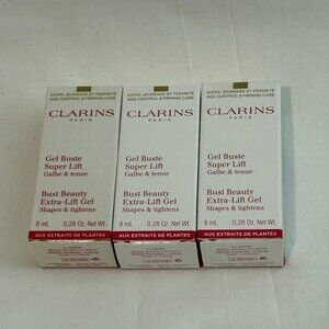 3 new Clarins Paris Bust Beauty Extra Lift Gel 8ml each